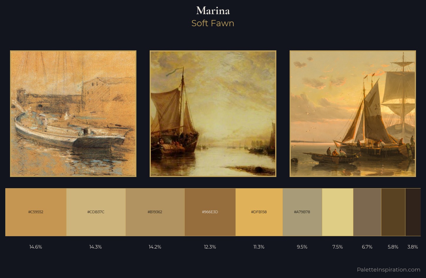 marina Palette 10 — Soft Fawn