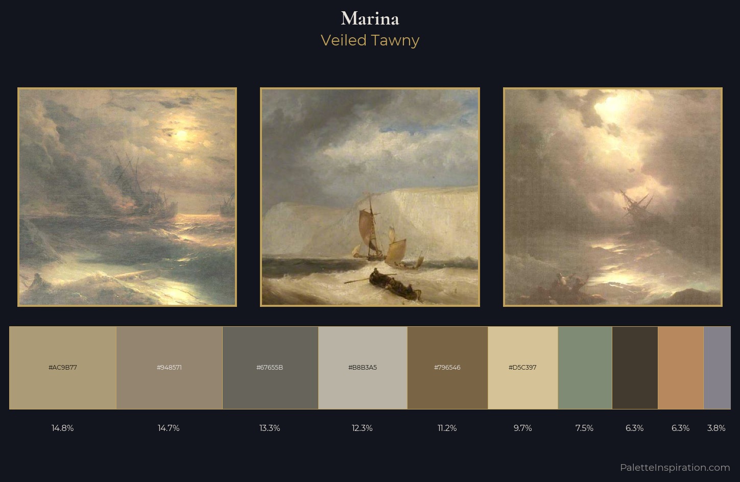 marina Palette 13 — Veiled Tawny