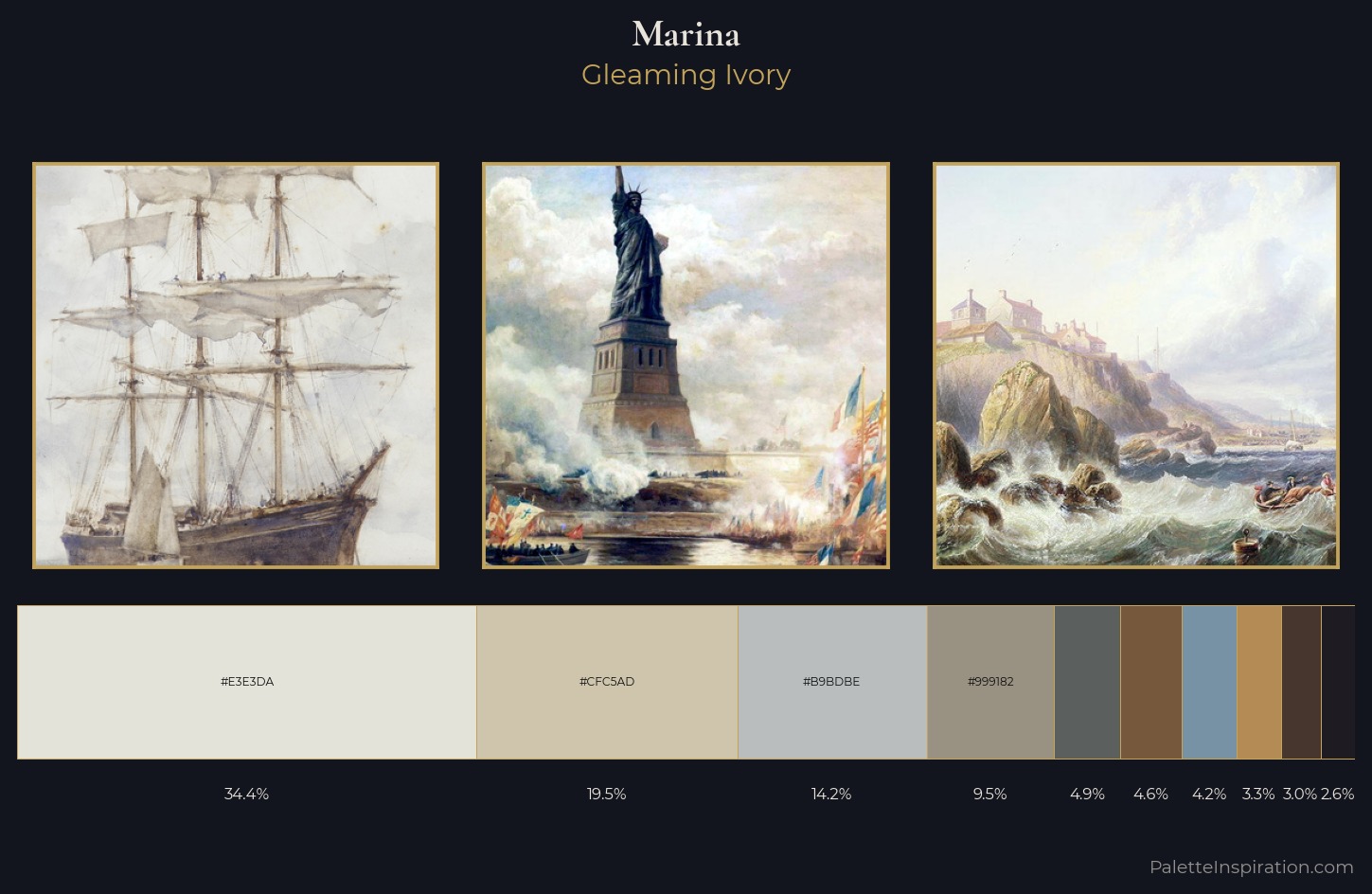 marina Palette 14 — Gleaming Ivory