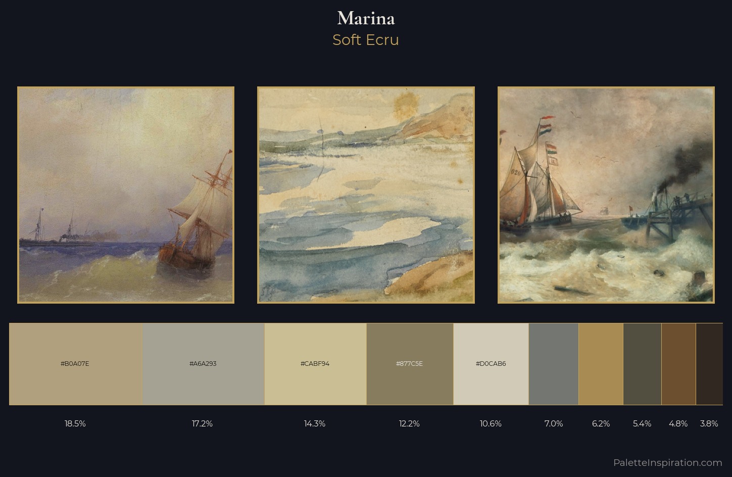 marina Palette 15 — Soft Ecru