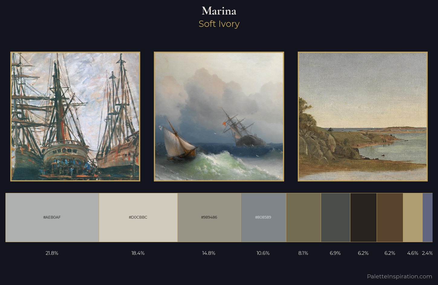 marina Palette 19 — Soft Ivory