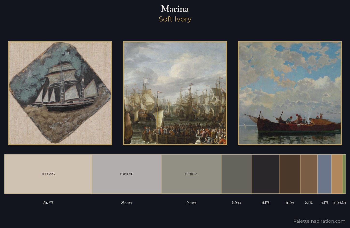 marina Palette 21 — Soft Ivory
