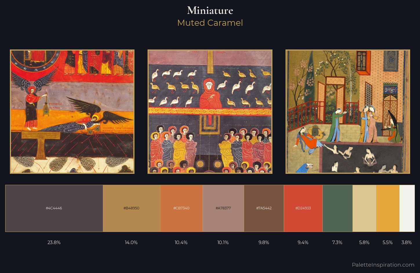 miniature Palette 4 — Muted Caramel