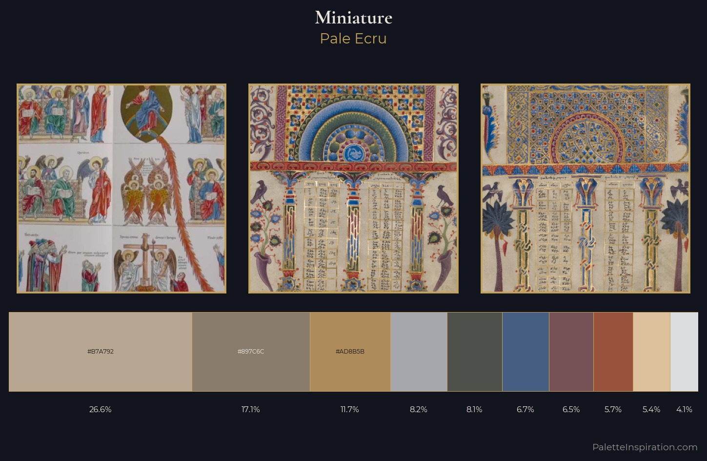 miniature Palette 5 — Pale Ecru