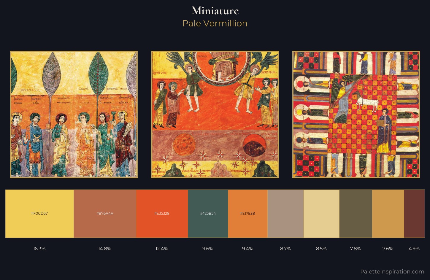 miniature Palette 6 — Pale Vermillion