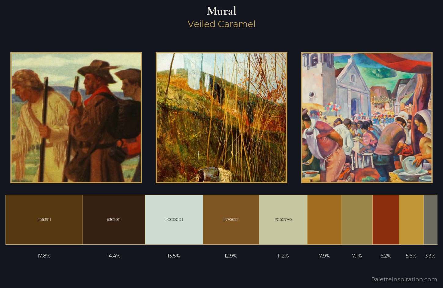 mural Palette 4 — Veiled Caramel