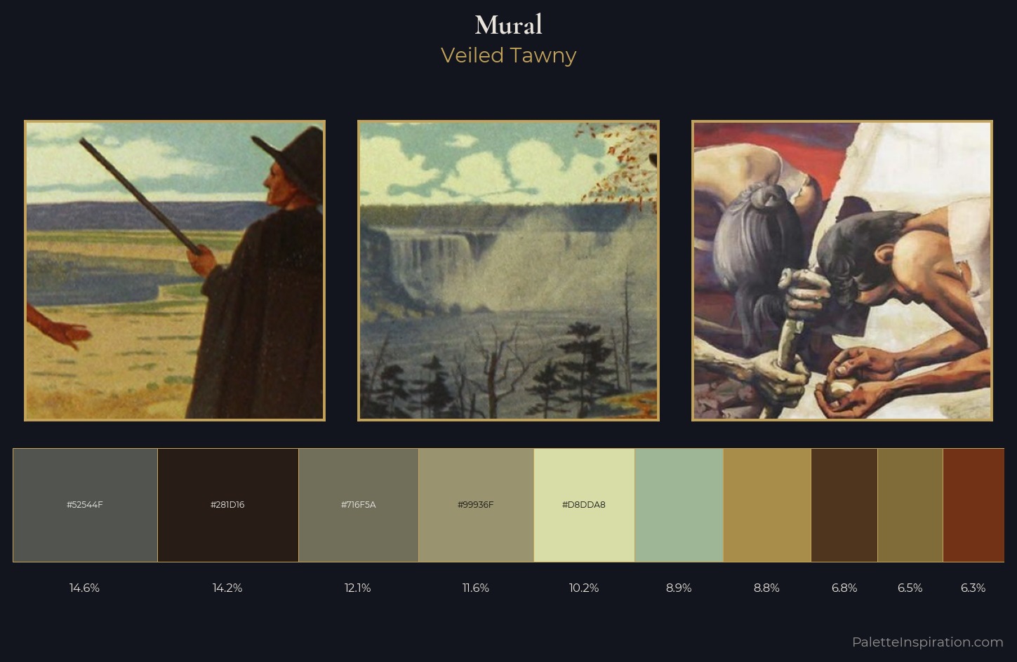 mural Palette 5 — Veiled Tawny