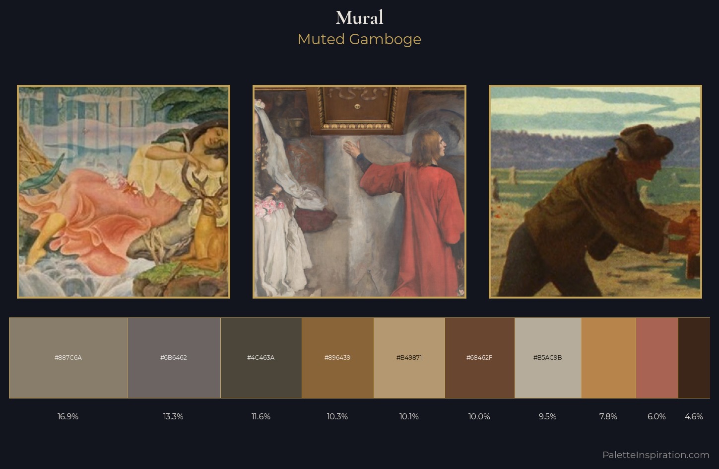 mural Palette 6 — Muted Gamboge