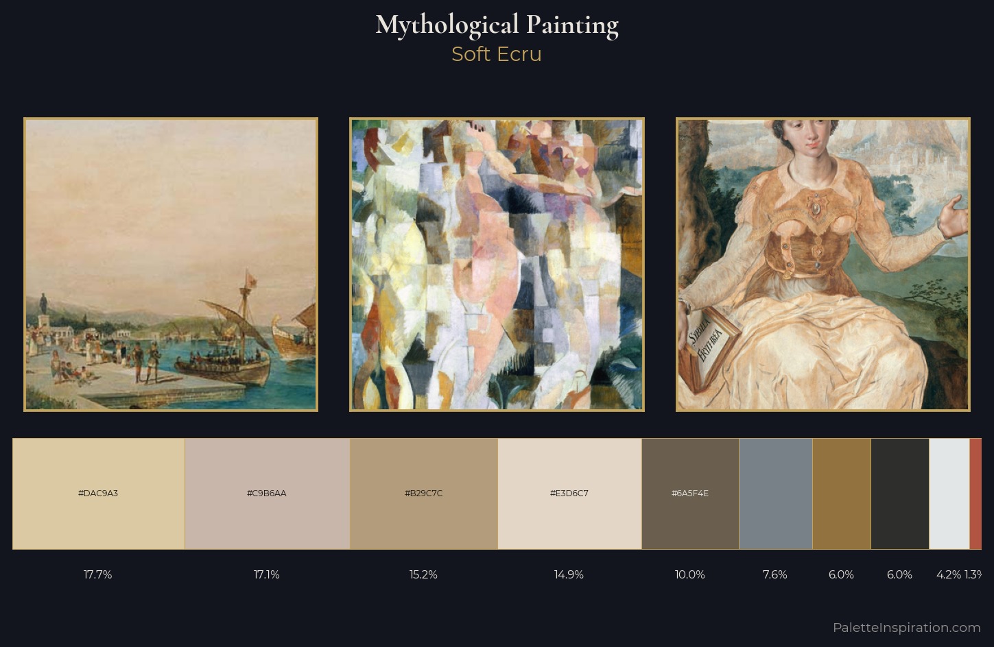 mythological painting Palette 2 — Soft Ecru