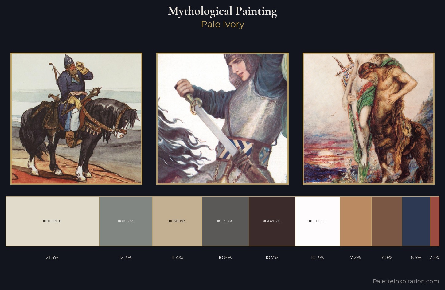 mythological painting Palette 9 — Pale Ivory