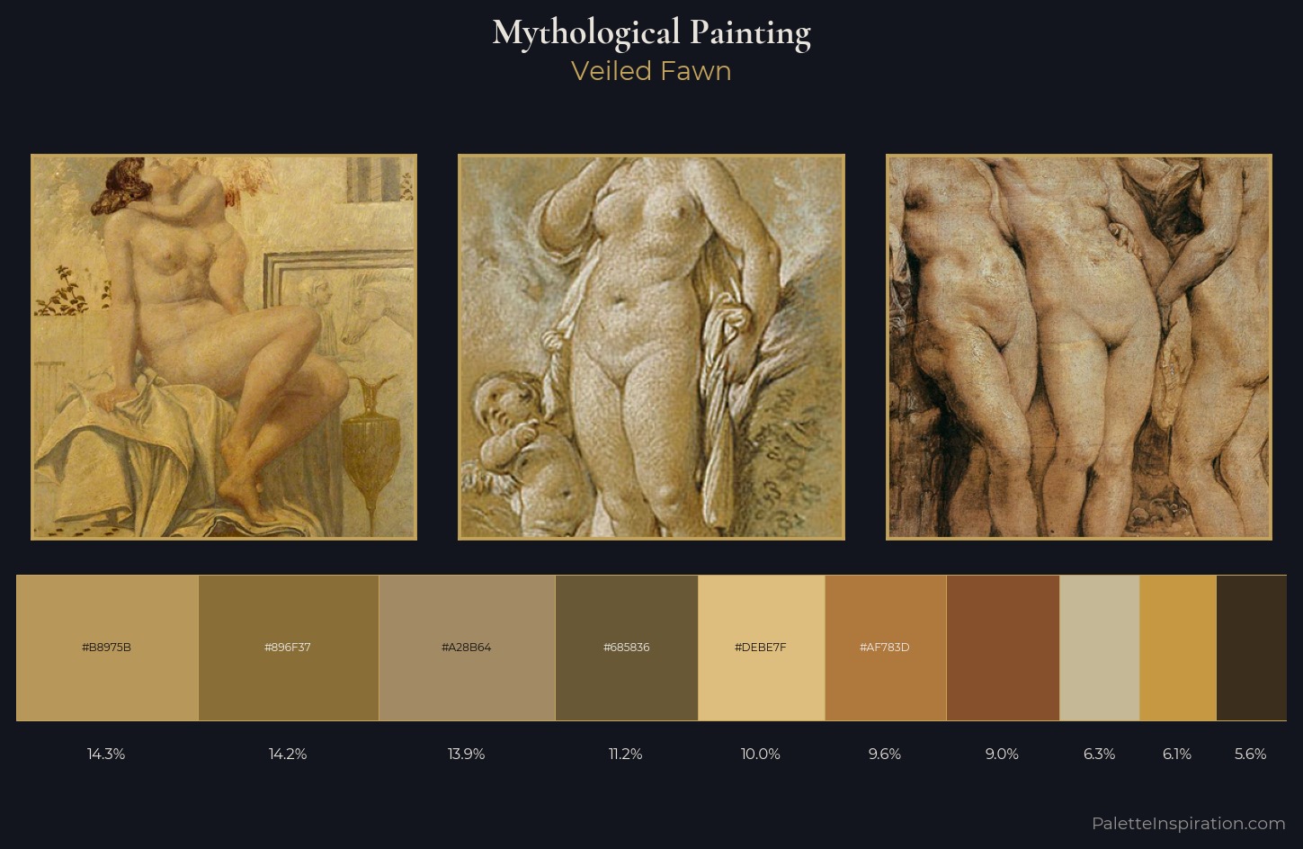 mythological painting Palette 10 — Veiled Fawn