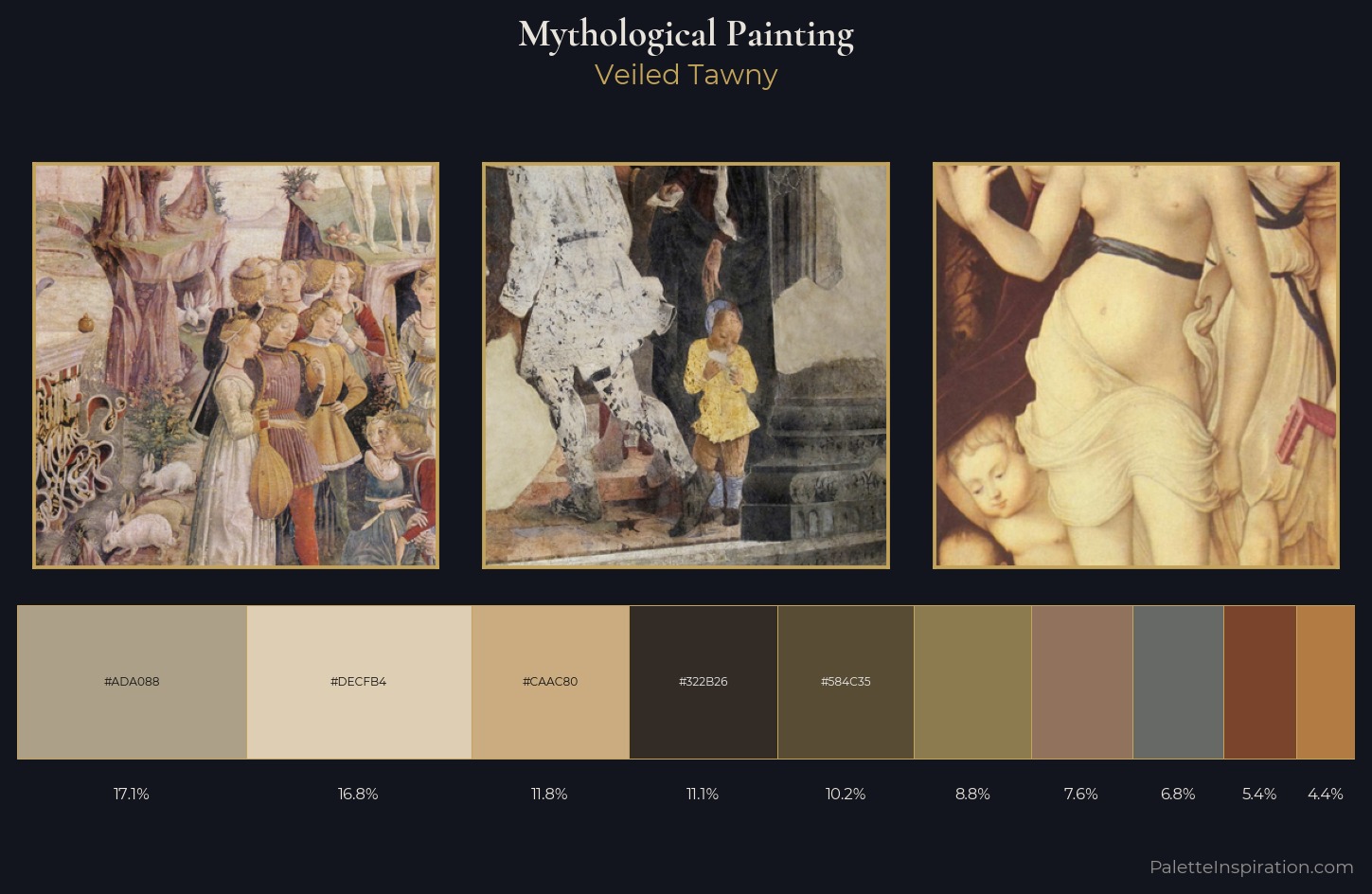 mythological painting Palette 16 — Veiled Tawny