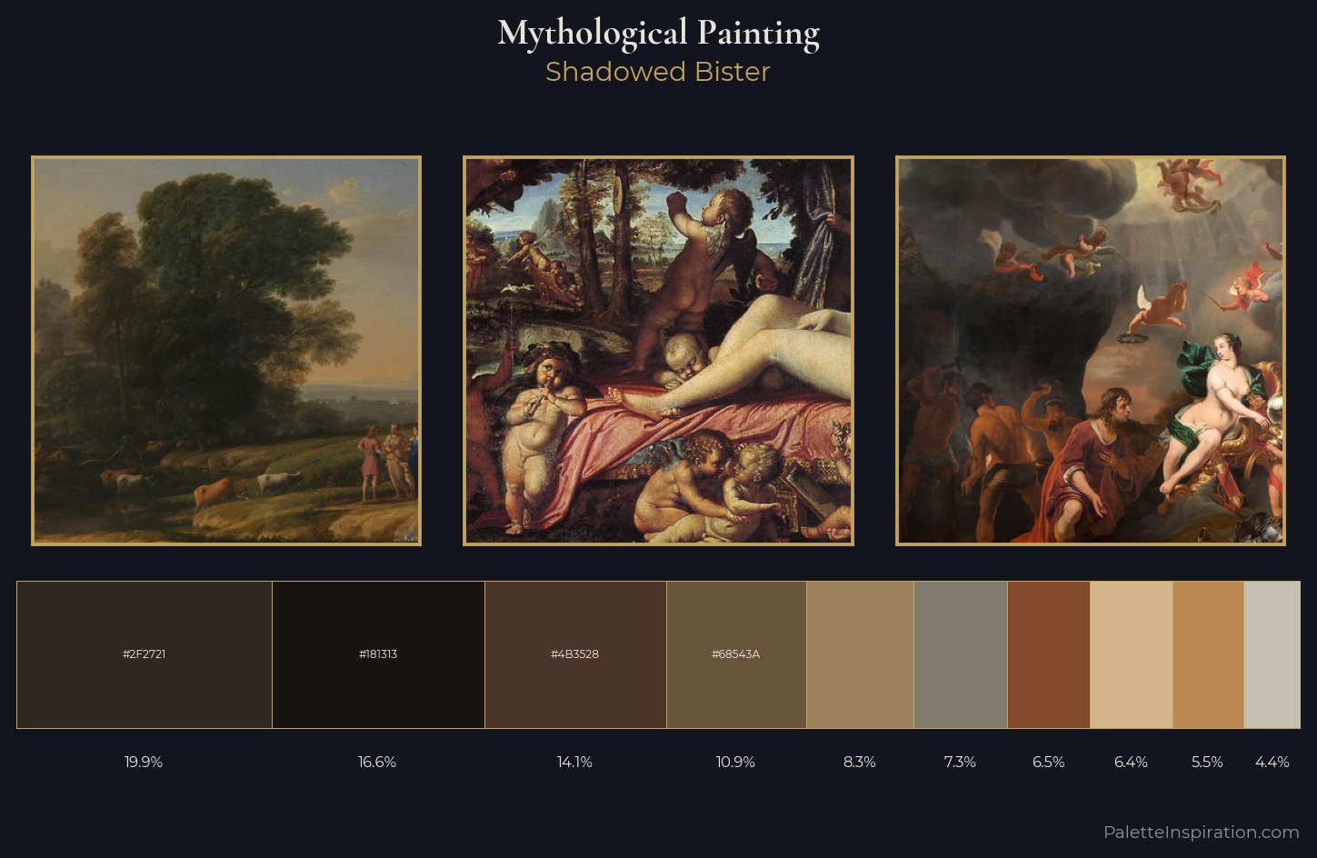 mythological painting Palette 27 — Shadowed Bister