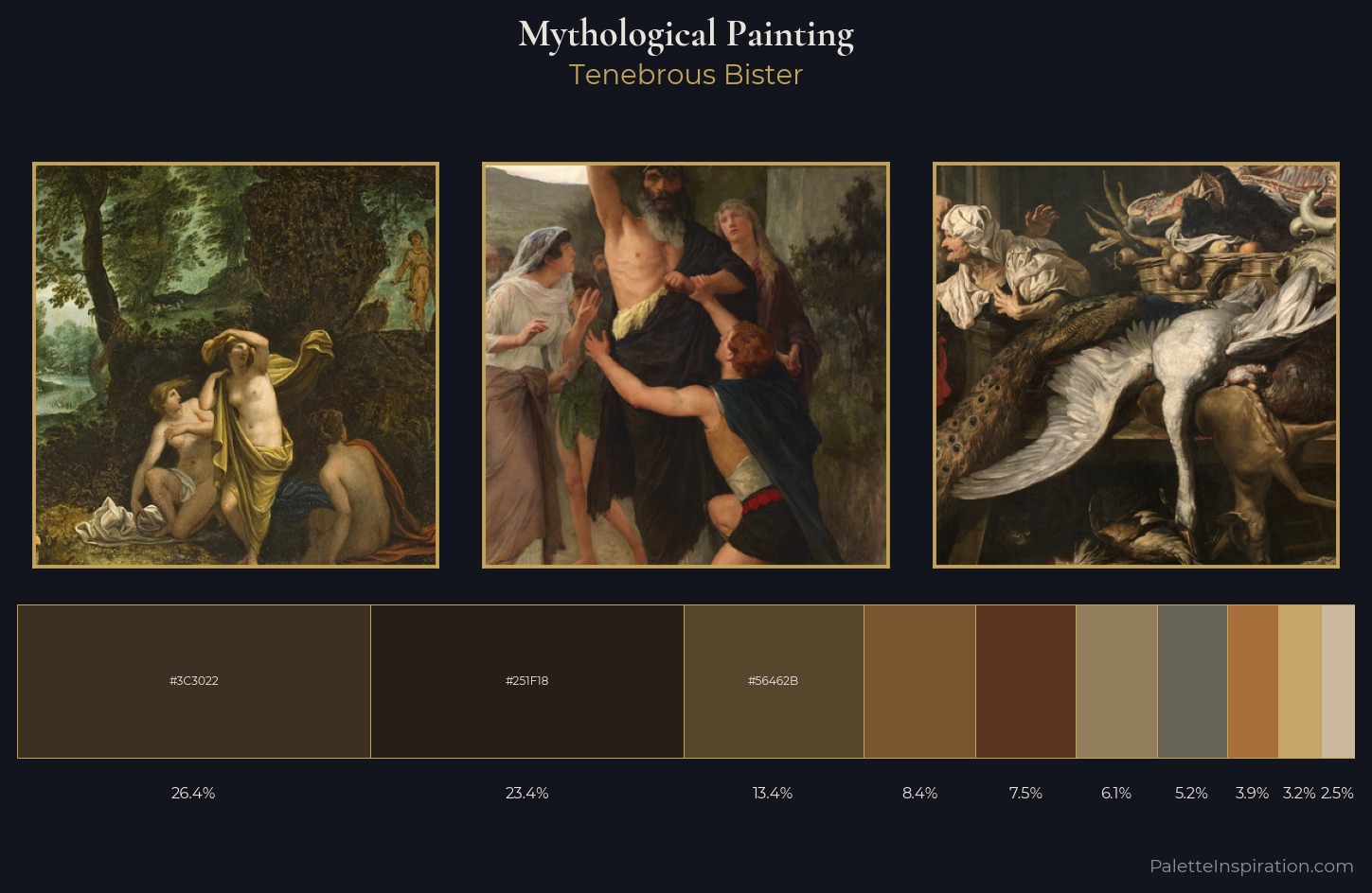 mythological painting Palette 32 — Tenebrous Bister