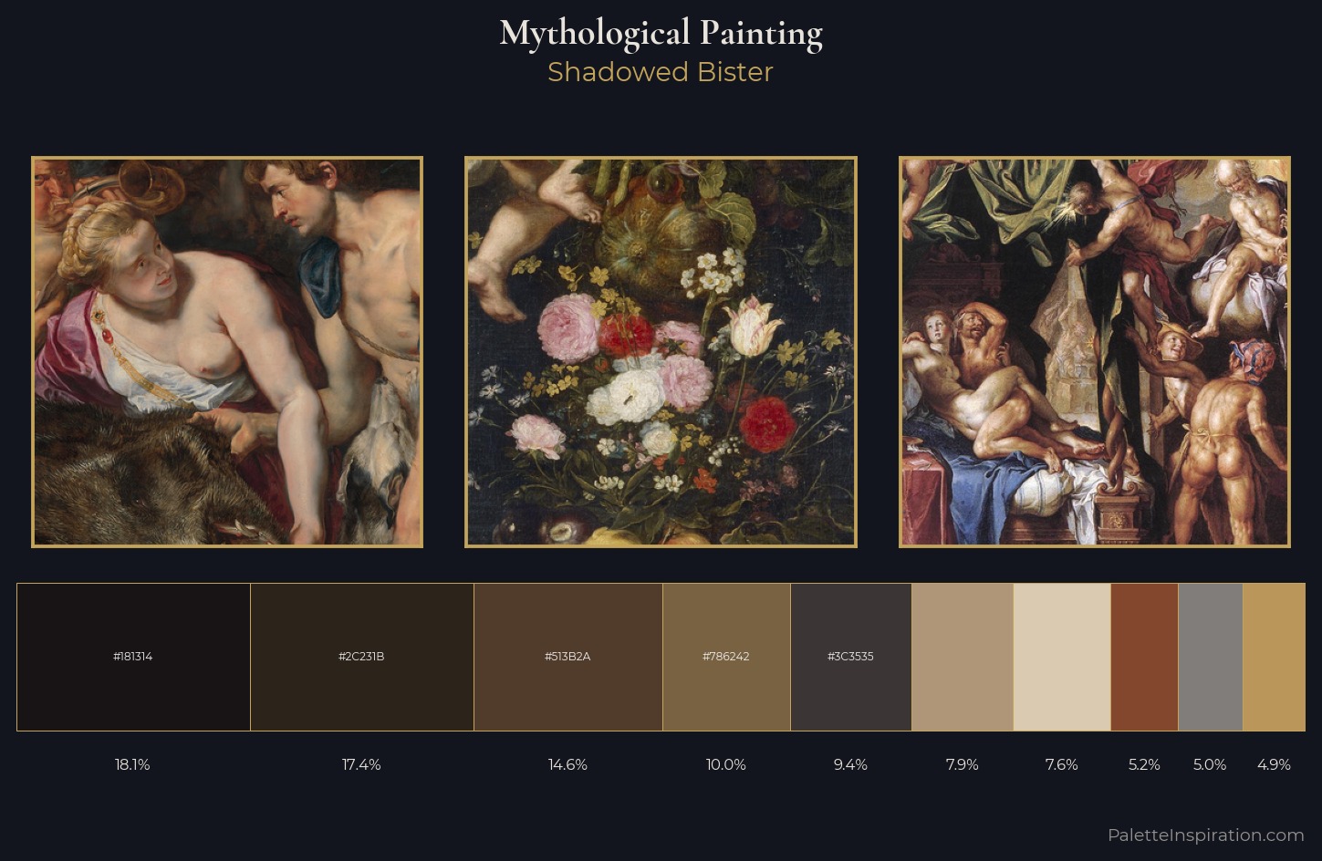 mythological painting Palette 34 — Shadowed Bister
