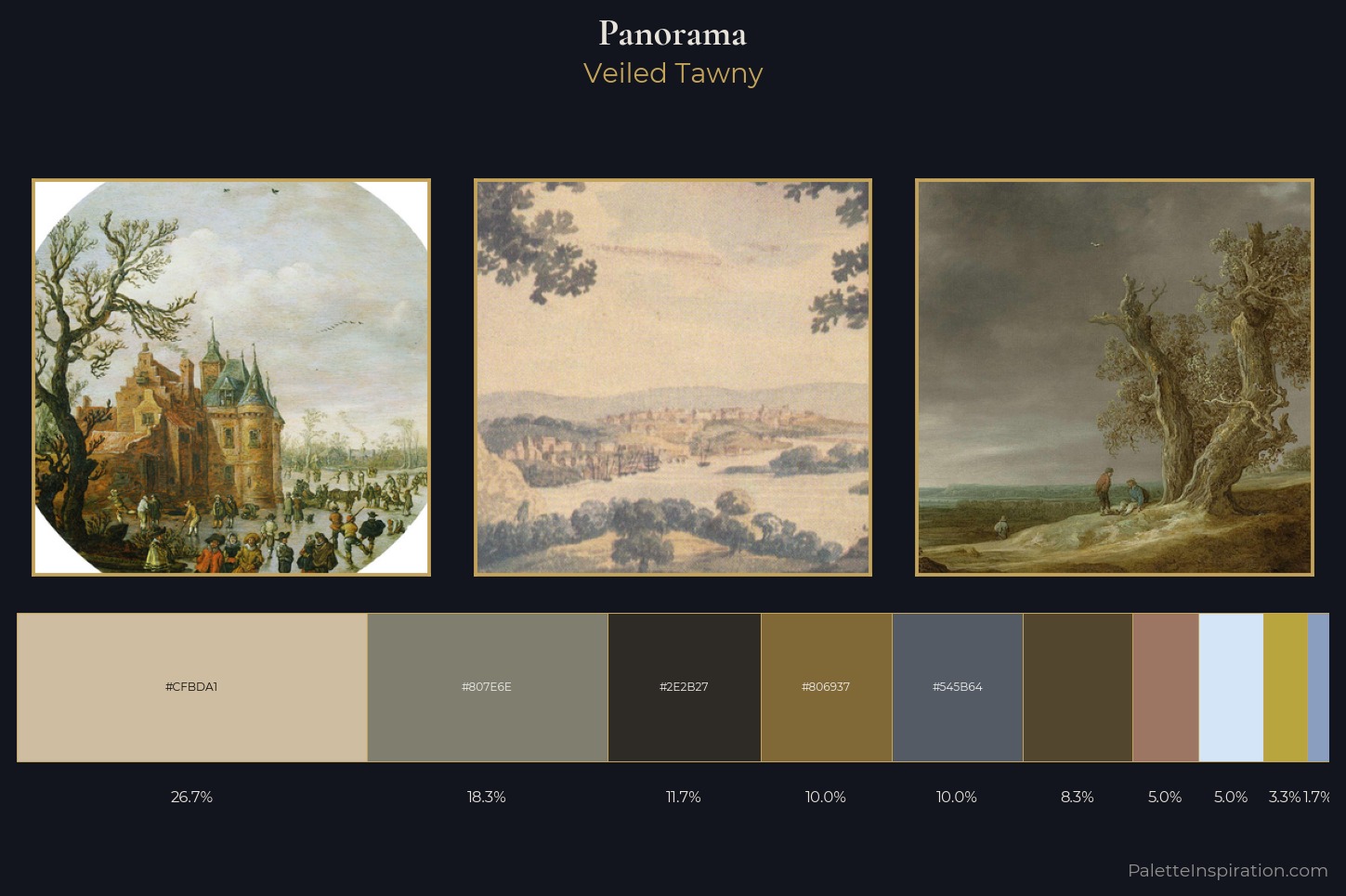 panorama Master Palette — Veiled Tawny