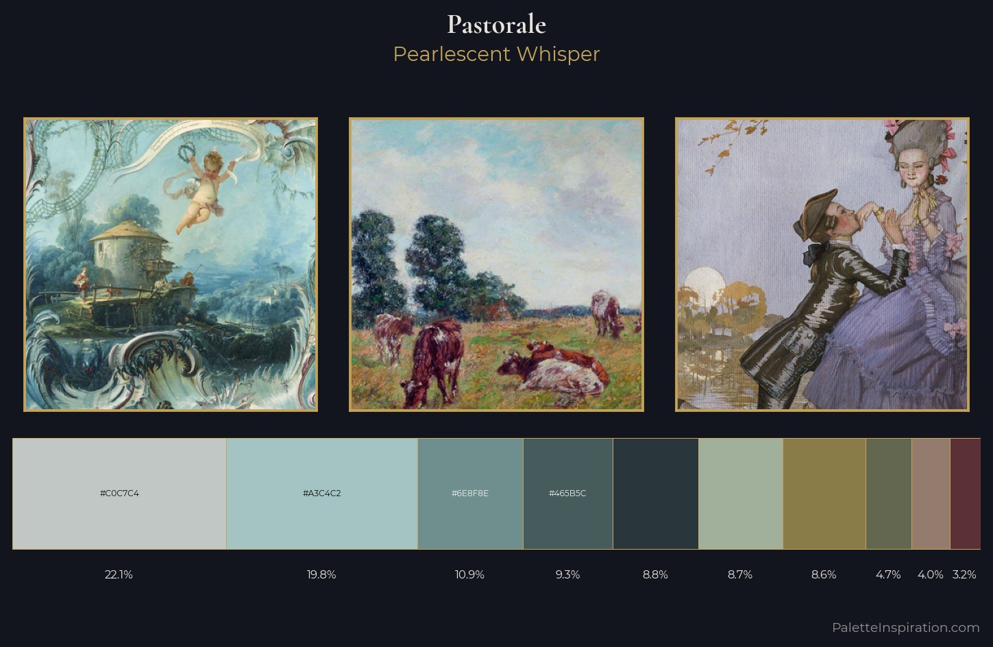 pastorale Palette 4 — Pearlescent Whisper