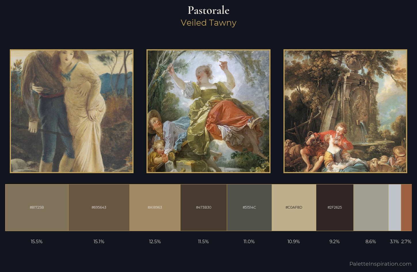 pastorale Palette 5 — Veiled Tawny