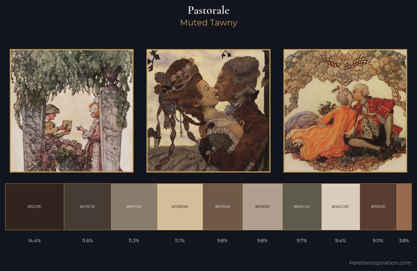 pastorale Palette 6 — Muted Tawny