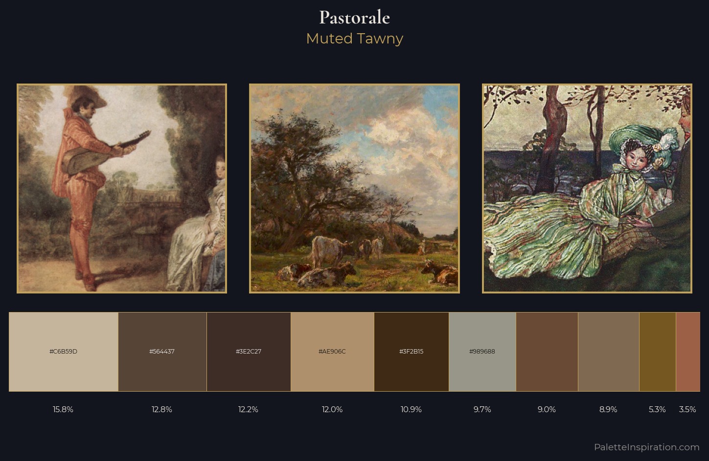 pastorale Palette 9 — Muted Tawny