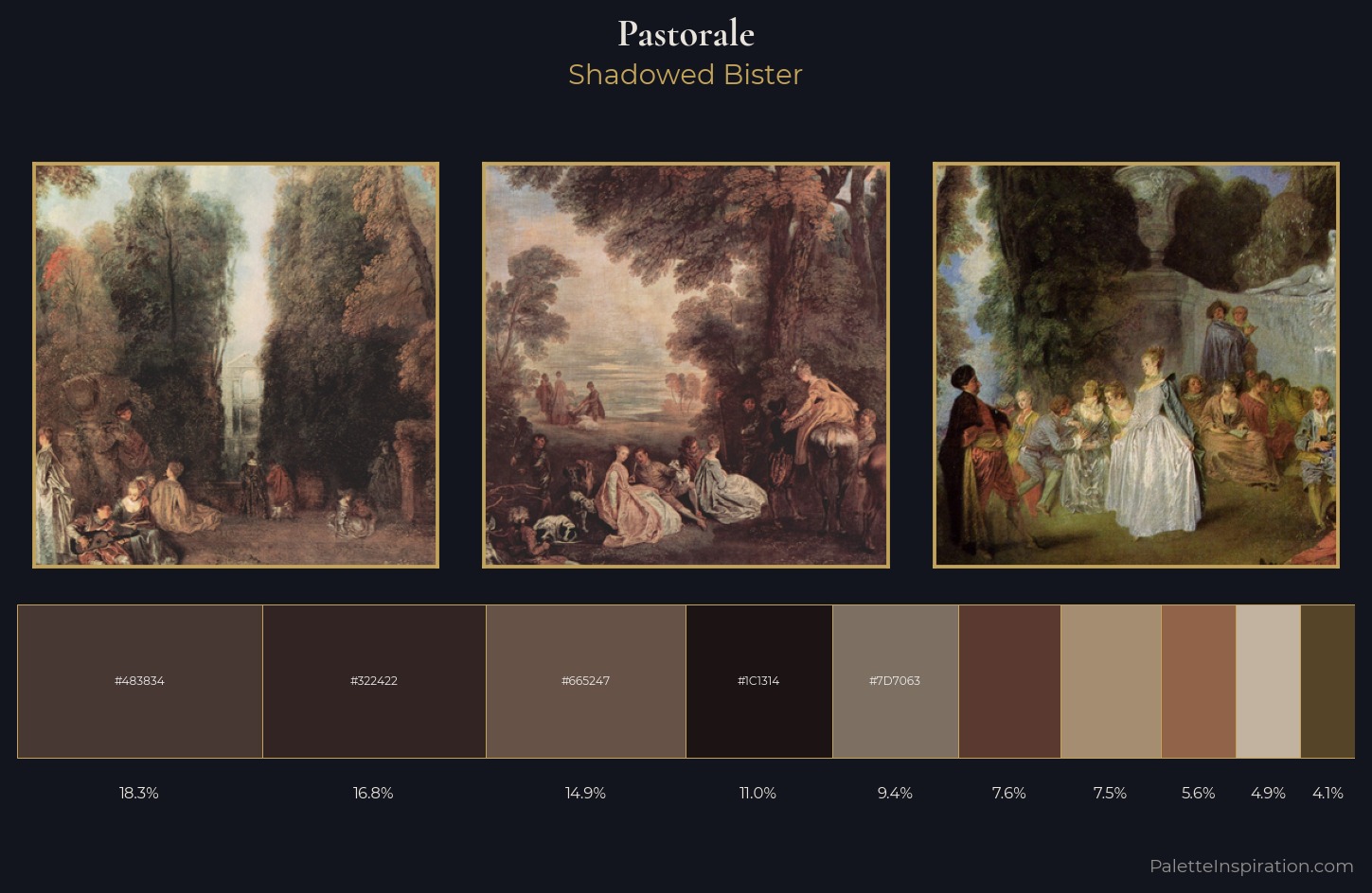 pastorale Palette 11 — Shadowed Bister