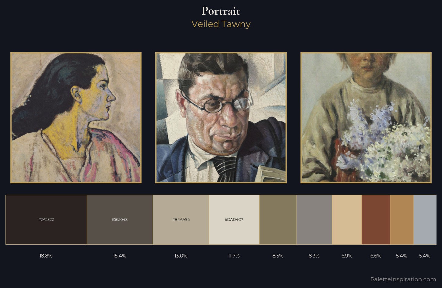 portrait Palette 6 — Veiled Tawny