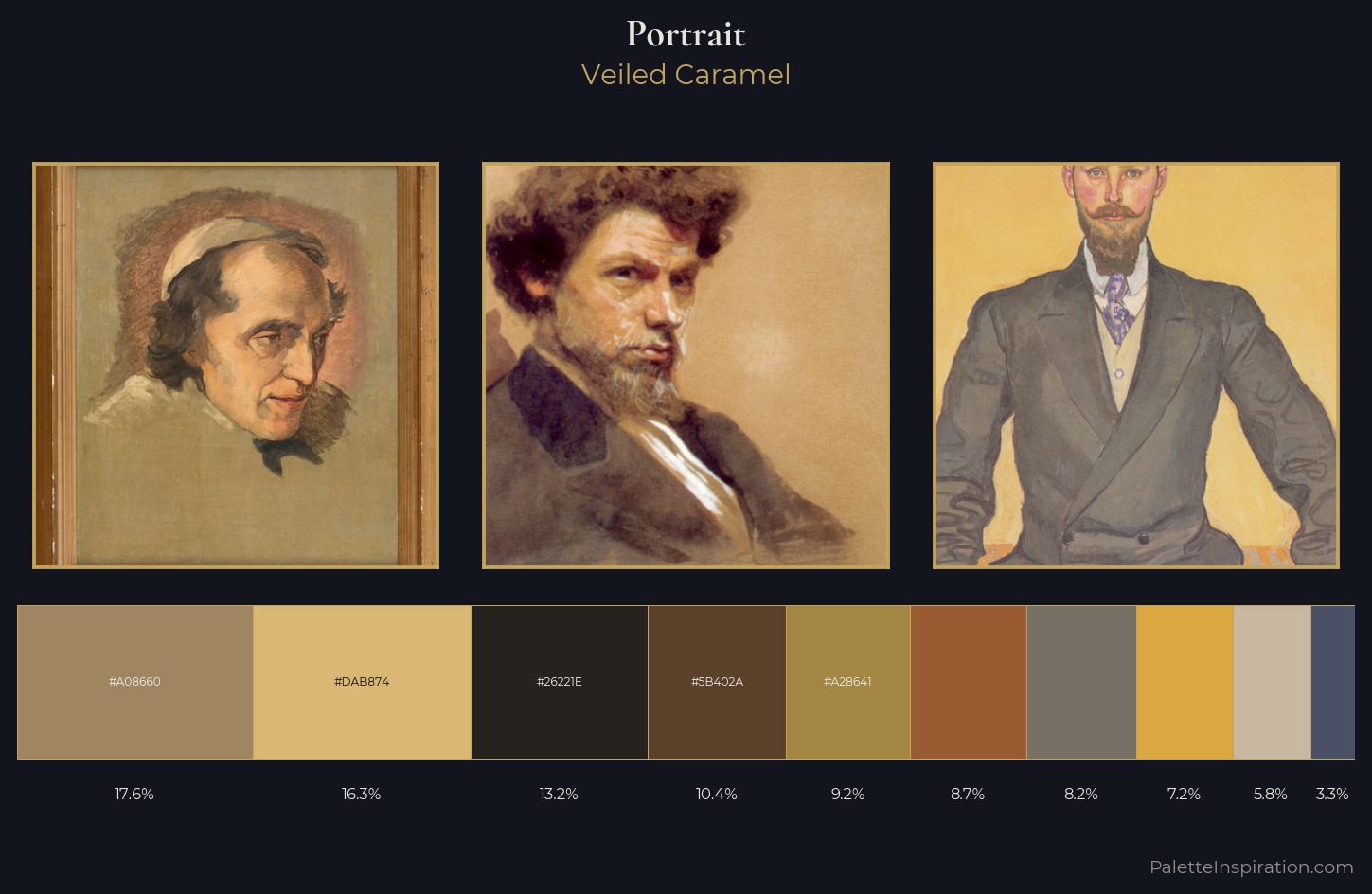 portrait Palette 10 — Veiled Caramel