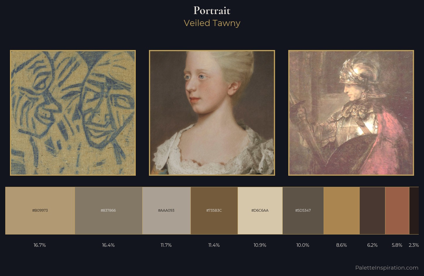 portrait Palette 15 — Veiled Tawny