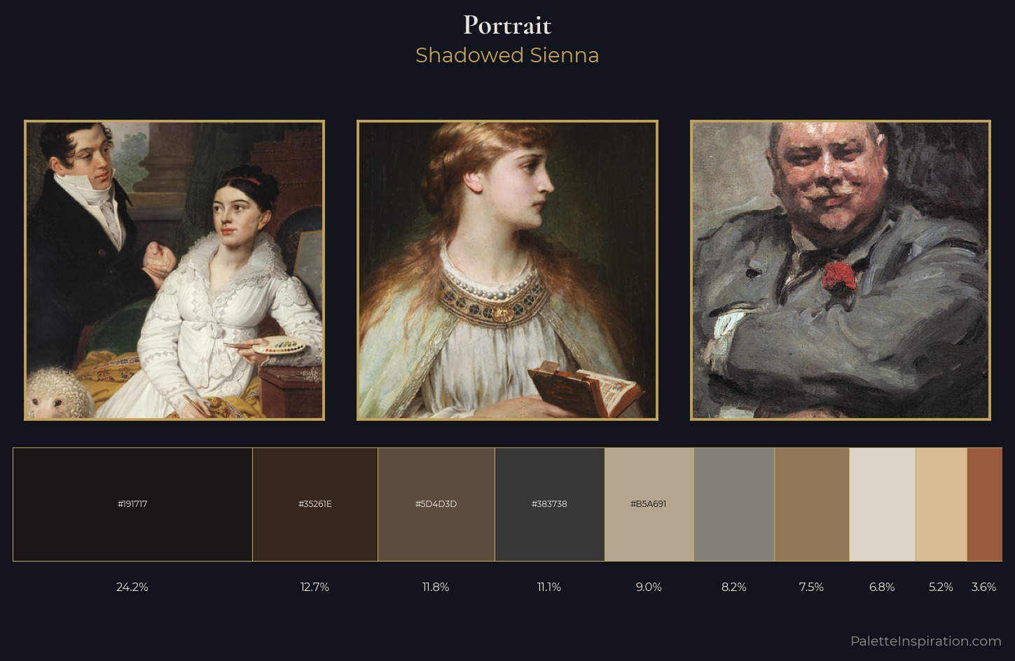 portrait Palette 18 — Shadowed Sienna