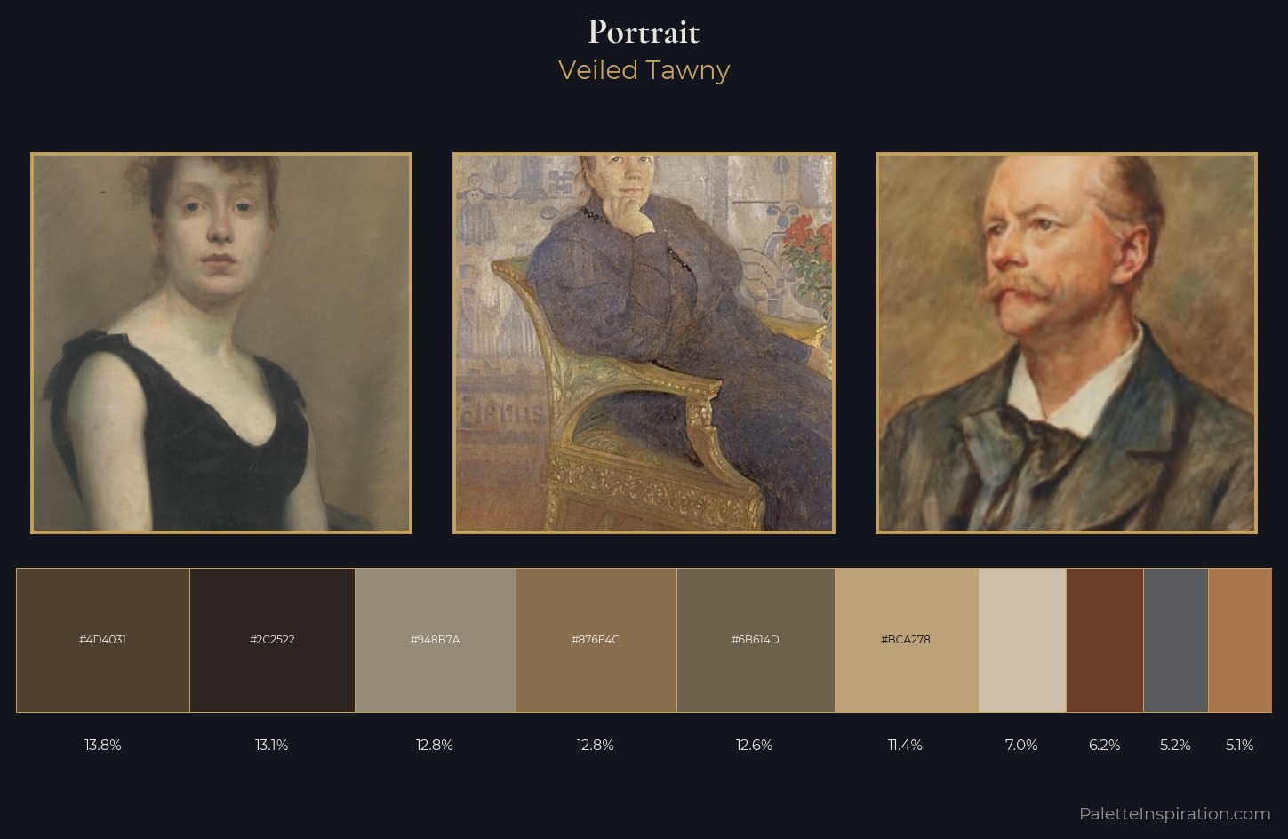 portrait Palette 20 — Veiled Tawny