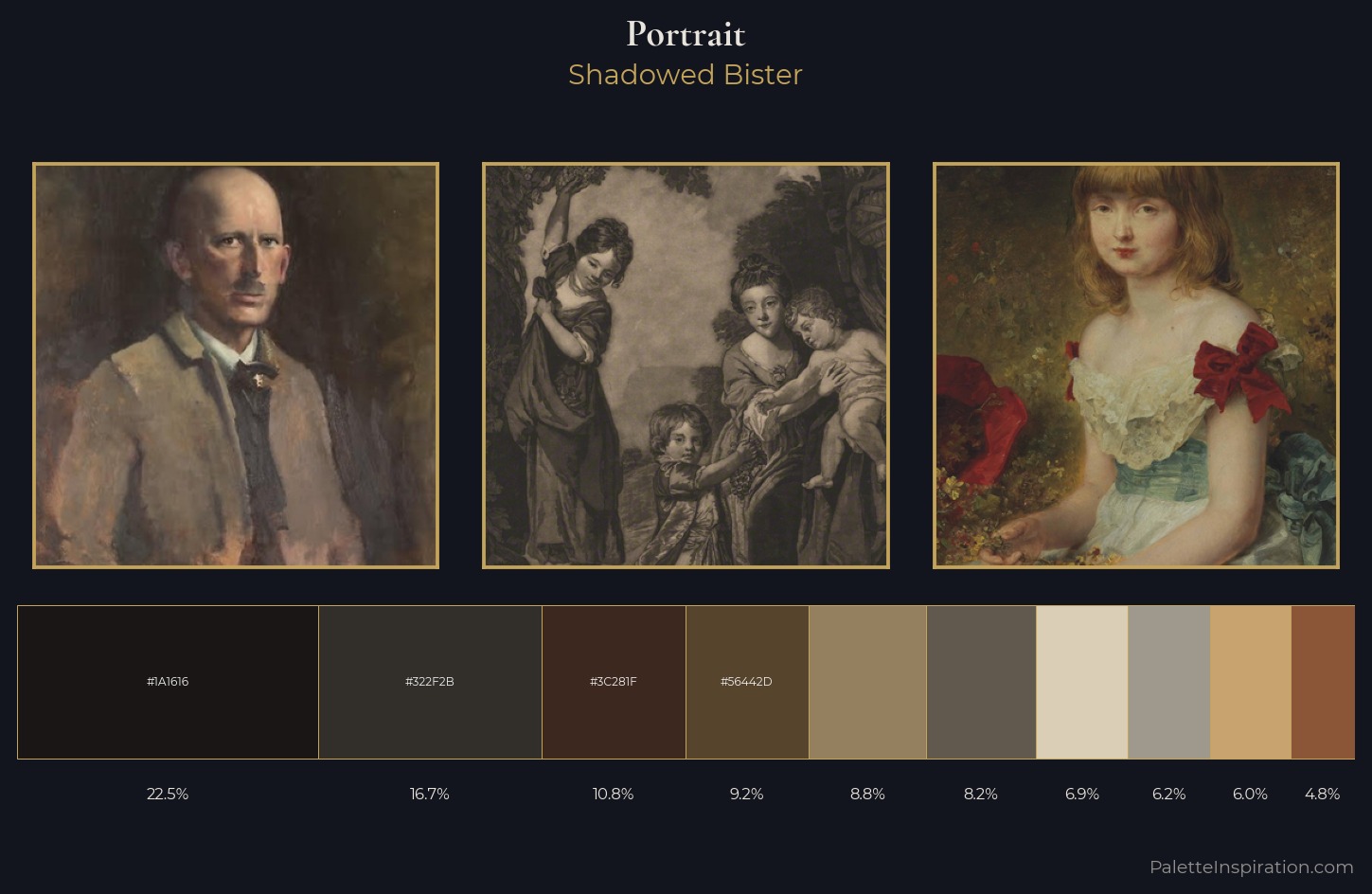 portrait Palette 26 — Shadowed Bister