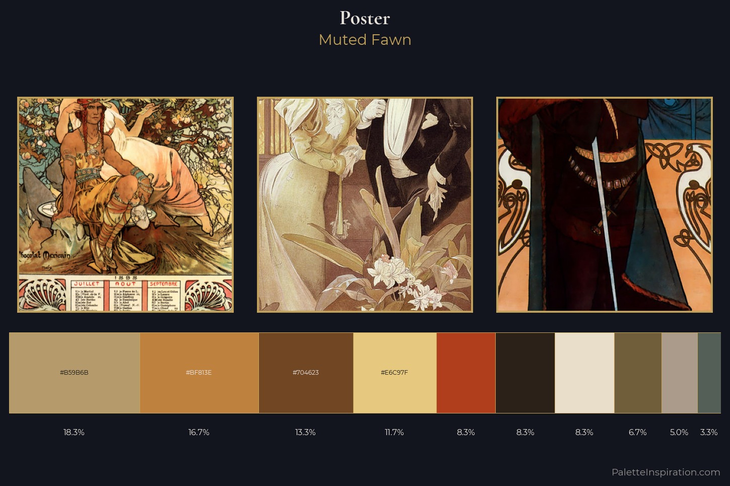 poster Master Palette — Muted Fawn