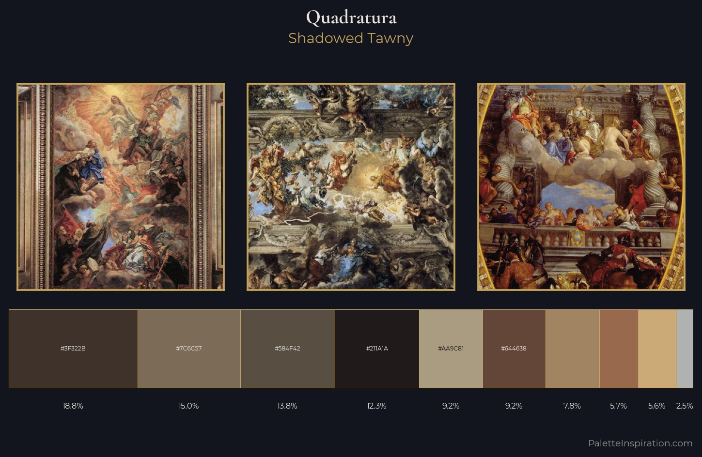 quadratura Palette 3 — Shadowed Tawny