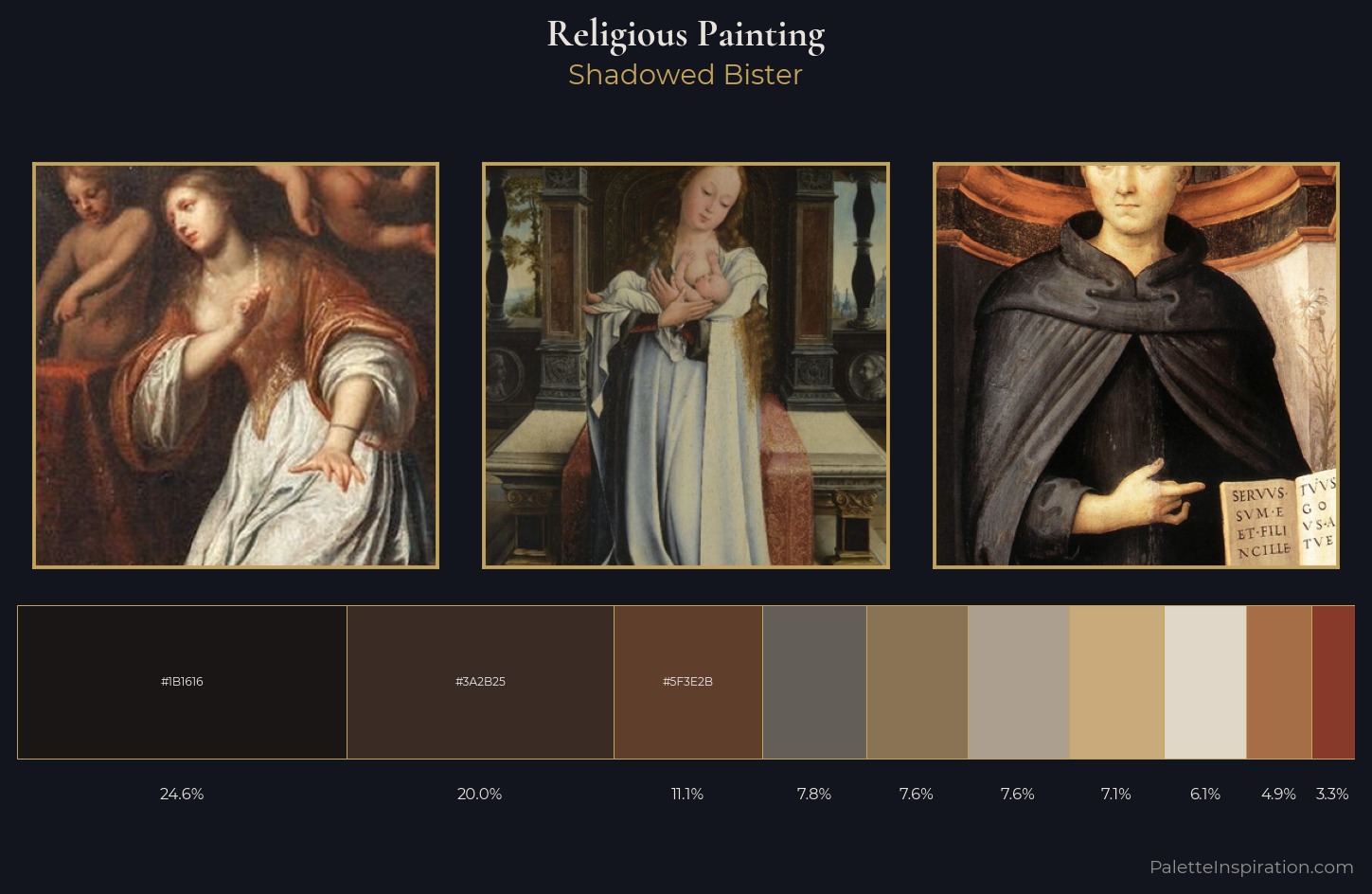 religious painting Palette 24 — Shadowed Bister