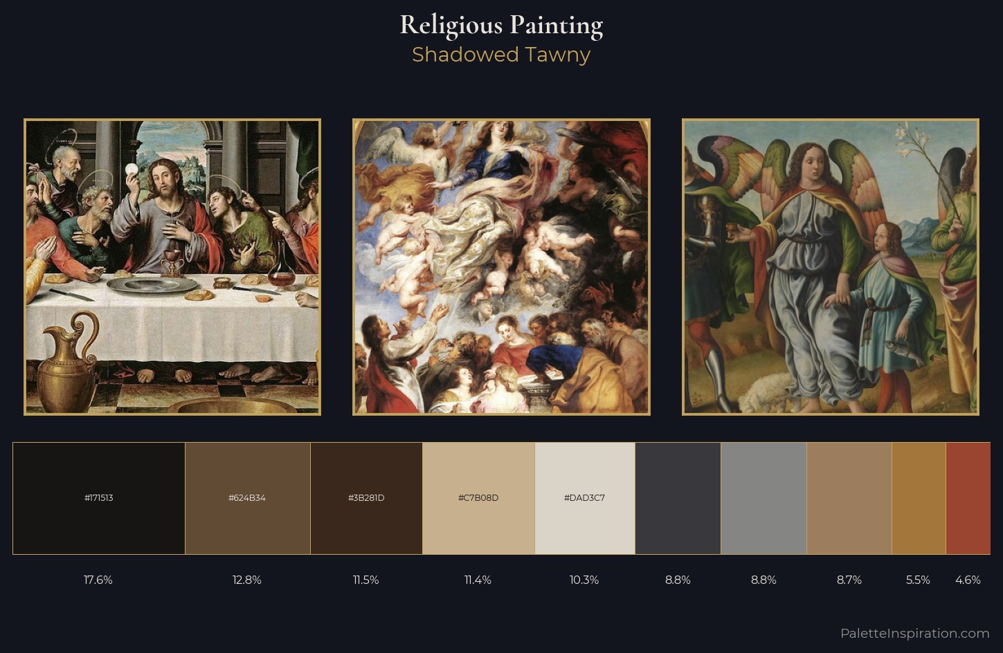 religious painting Palette 29 — Shadowed Tawny