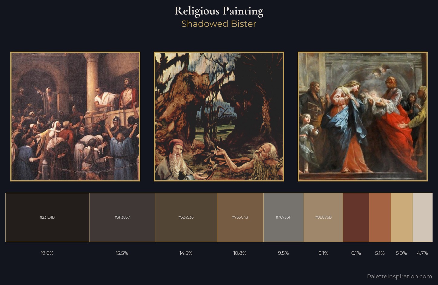 religious painting Palette 31 — Shadowed Bister