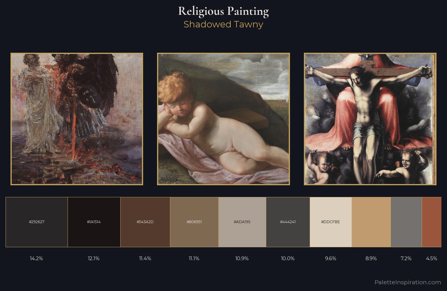 religious painting Palette 36 — Shadowed Tawny