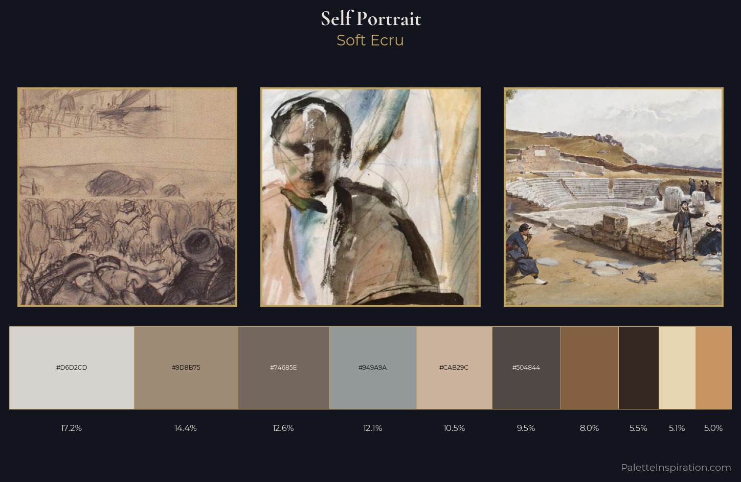 self-portrait Palette 5 — Soft Ecru