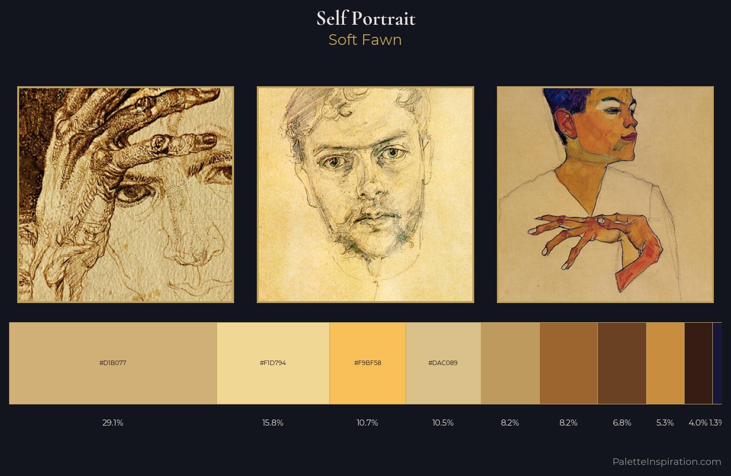 self-portrait Palette 6 — Soft Fawn