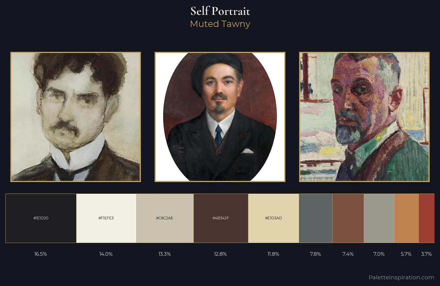 self-portrait Palette 8 — Muted Tawny