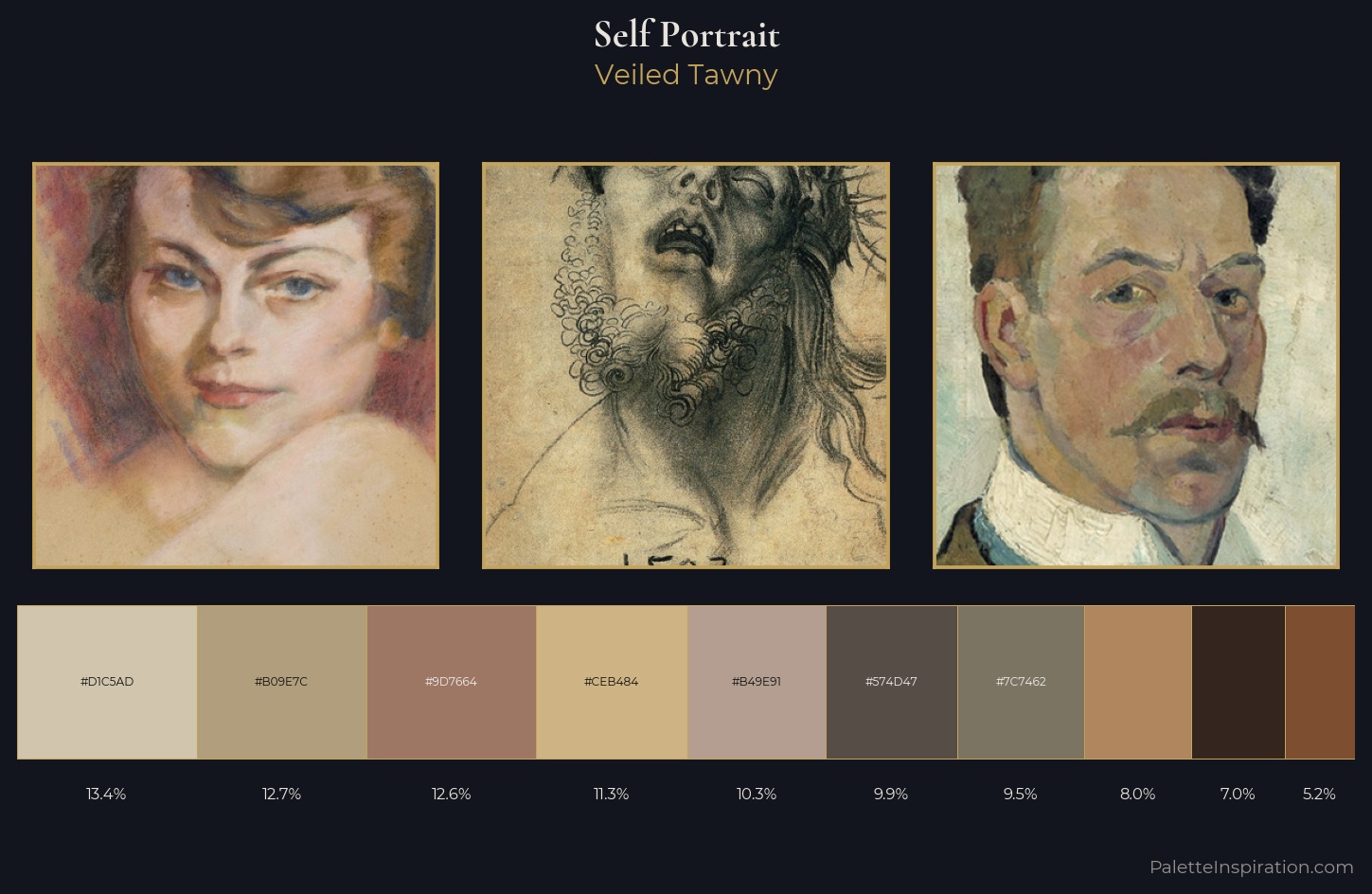 self-portrait Palette 10 — Veiled Tawny