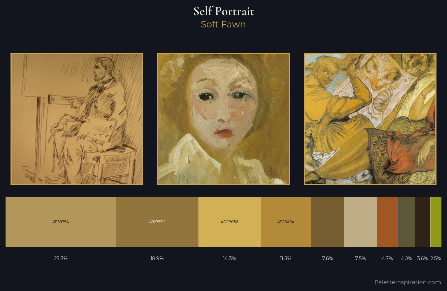 self-portrait Palette 13 — Soft Fawn