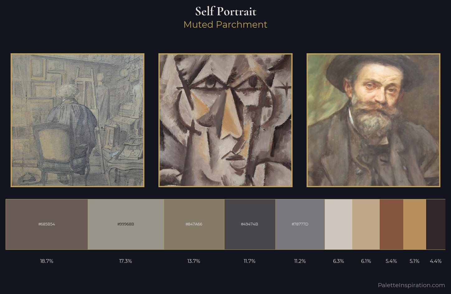 self-portrait Palette 14 — Muted Parchment