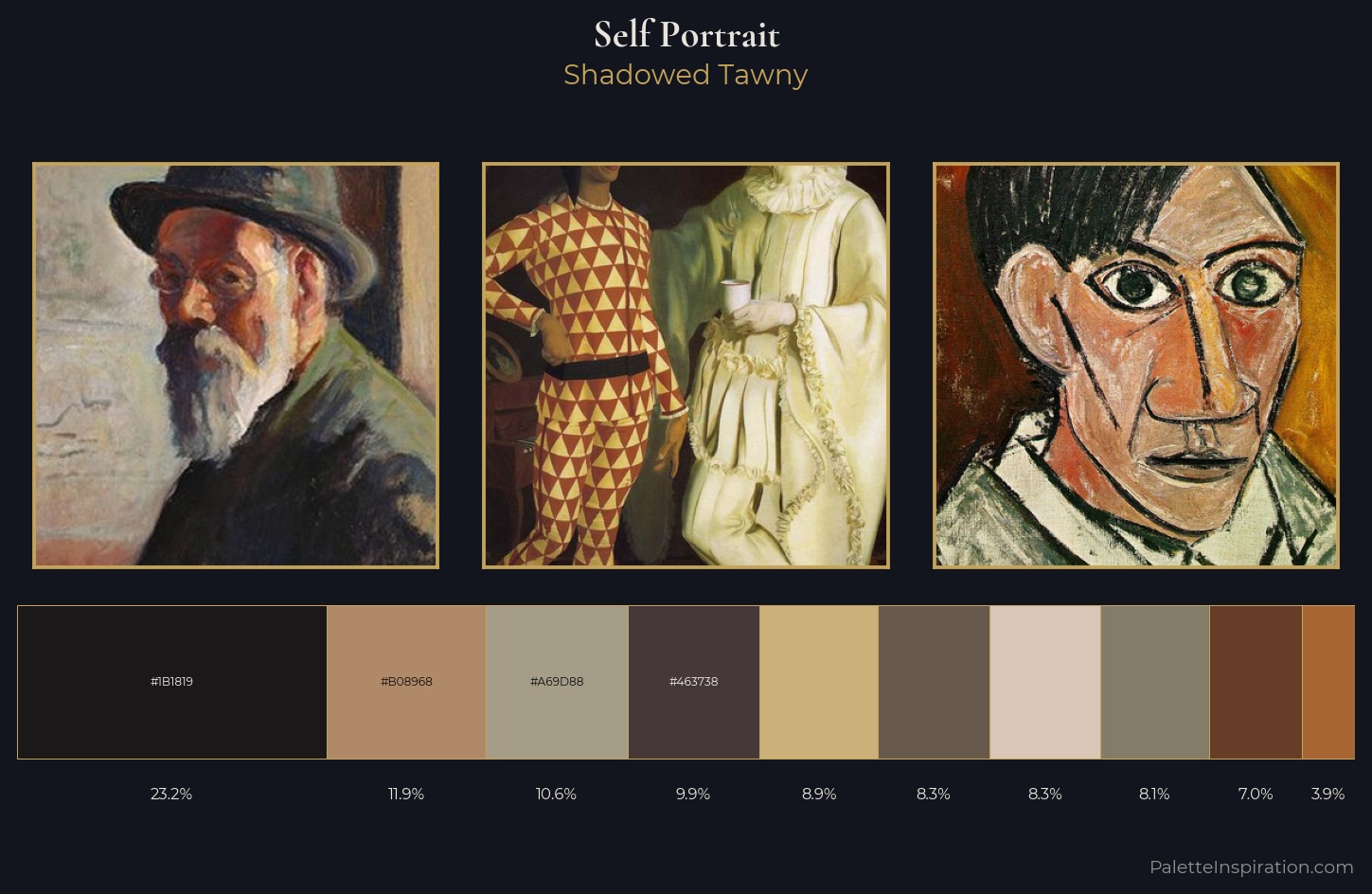 self-portrait Palette 19 — Shadowed Tawny