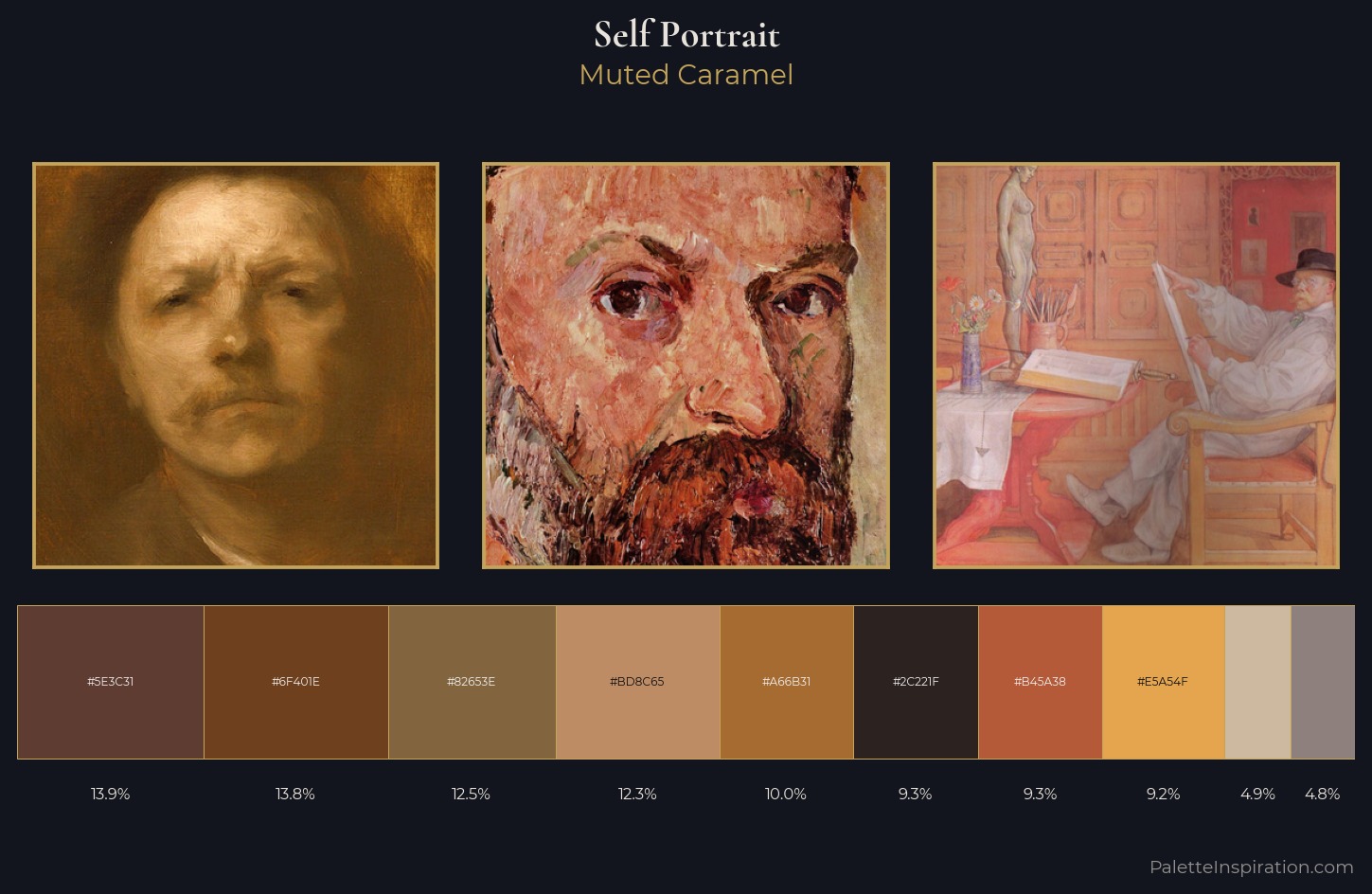 self-portrait Palette 20 — Muted Caramel
