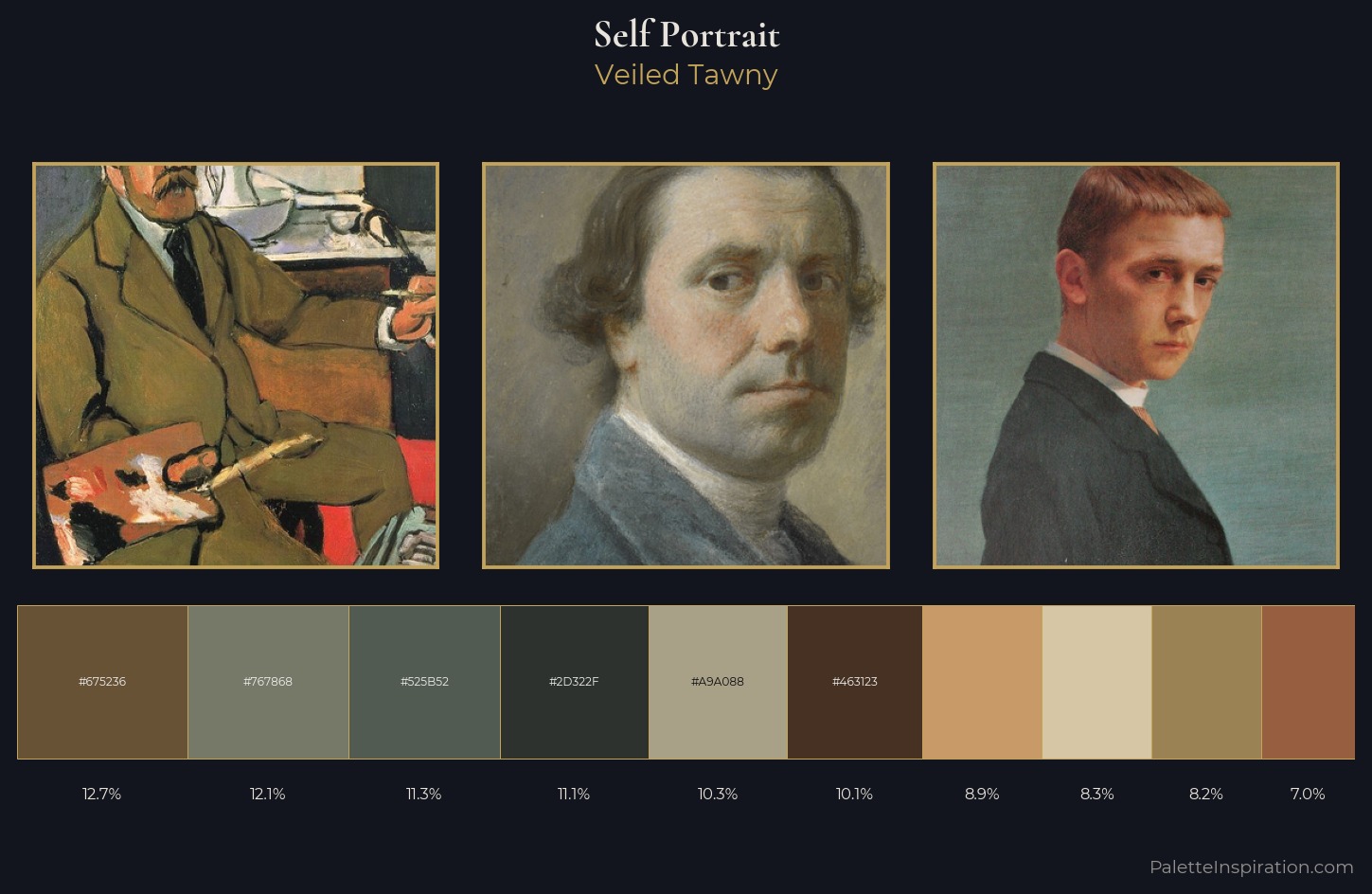 self-portrait Palette 22 — Veiled Tawny