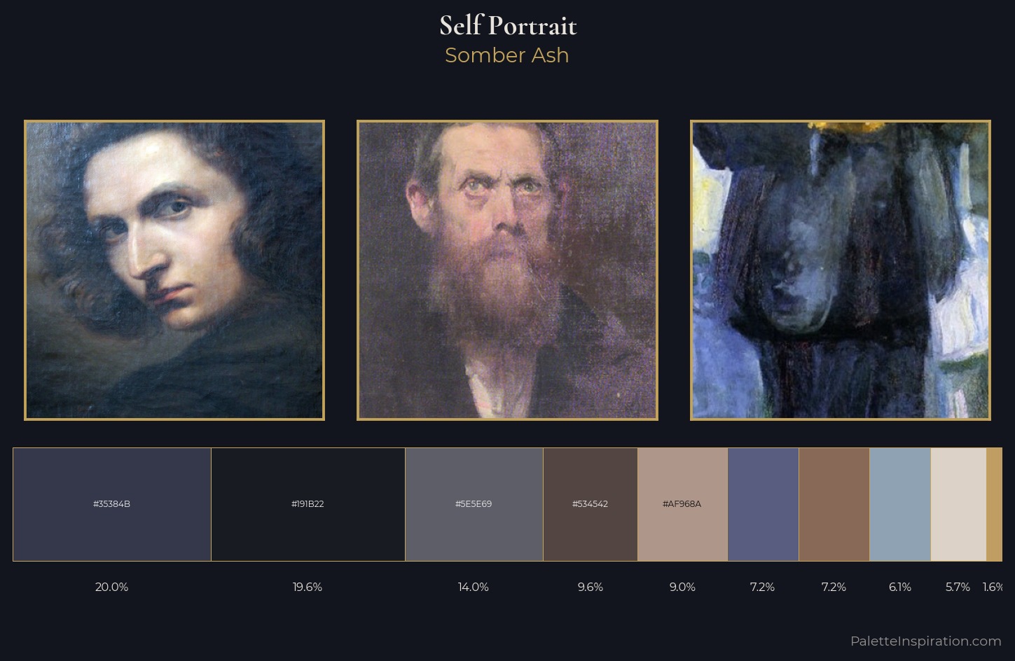 self-portrait Palette 23 — Somber Ash
