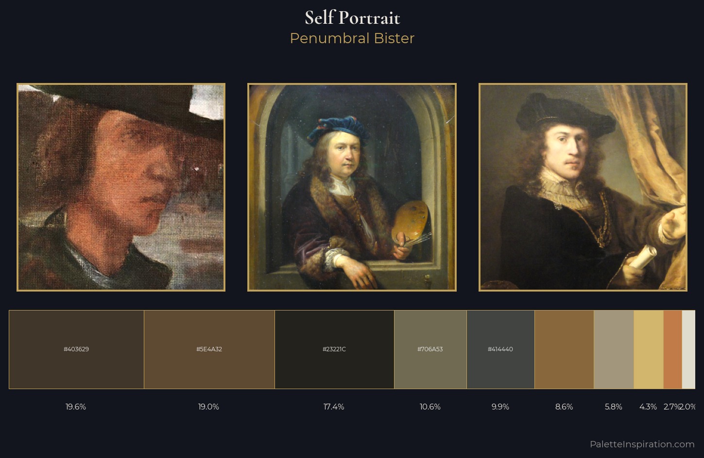 self-portrait Palette 25 — Penumbral Bister