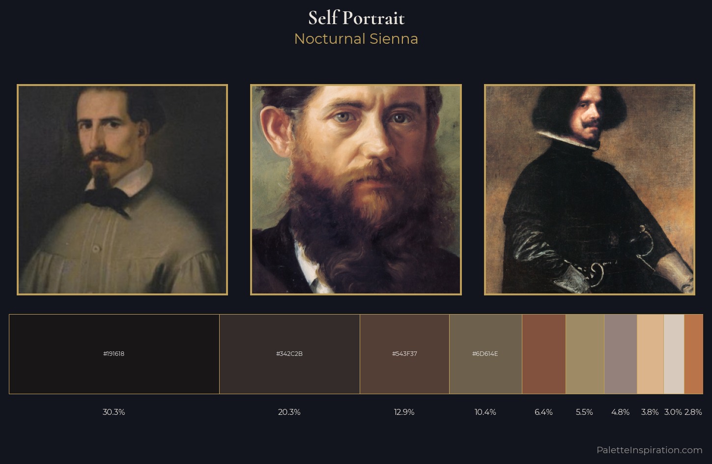 self-portrait Palette 26 — Nocturnal Sienna