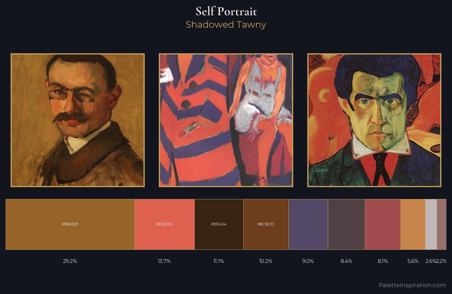 self-portrait Palette 29 — Shadowed Tawny